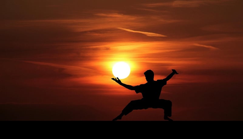 Tai Chi Cloud Hands Pose